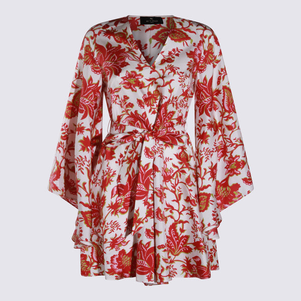 Etro 100% cotton dress in red