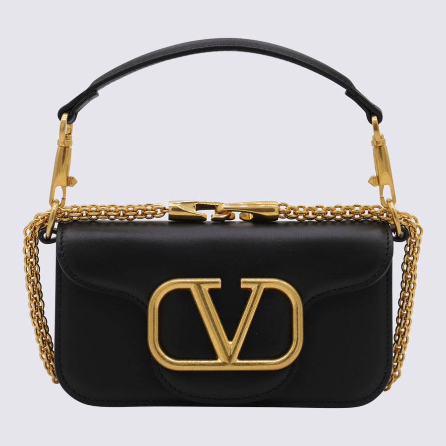 Valentino Garavani 100% Leather shoulder bag in black
