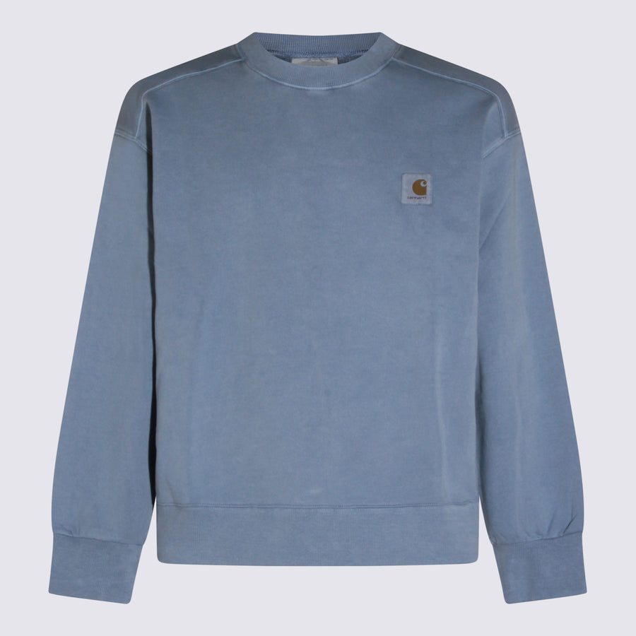 Carhartt Wip 100% Cotton sweatshirt in blue
