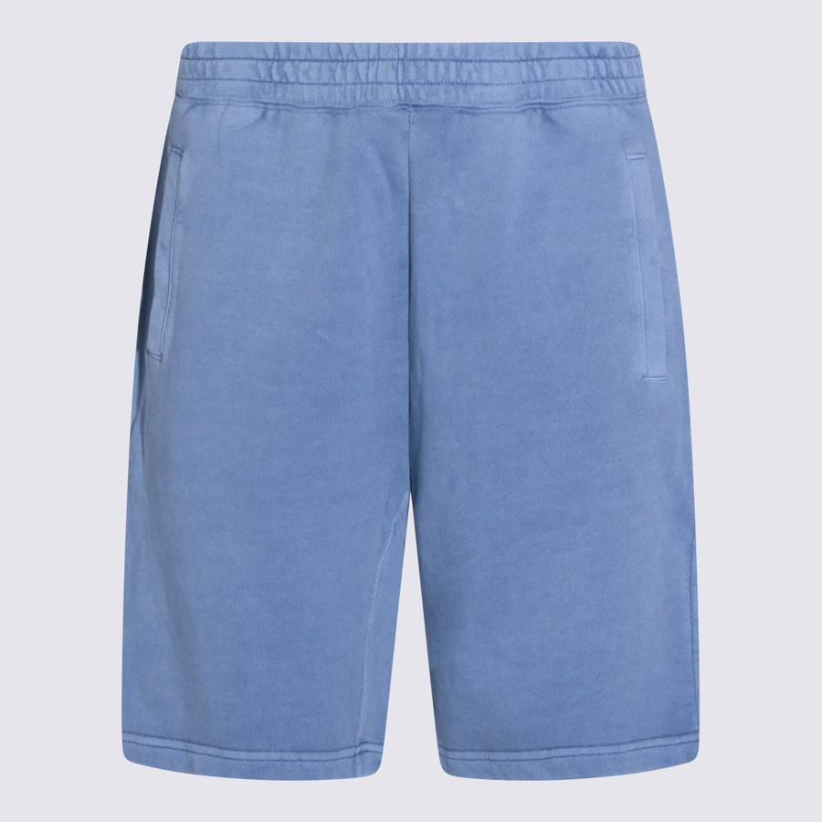 Carhartt Wip 100% Cotton jogger shorts in blue