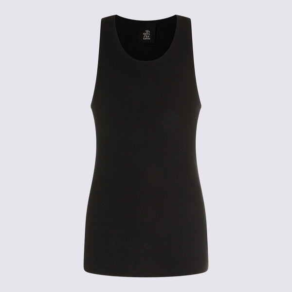 Thom Krom 70% Cotton tank top in black