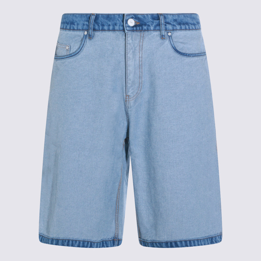 Arte Antwerp 100% Cotton denim shorts in blue