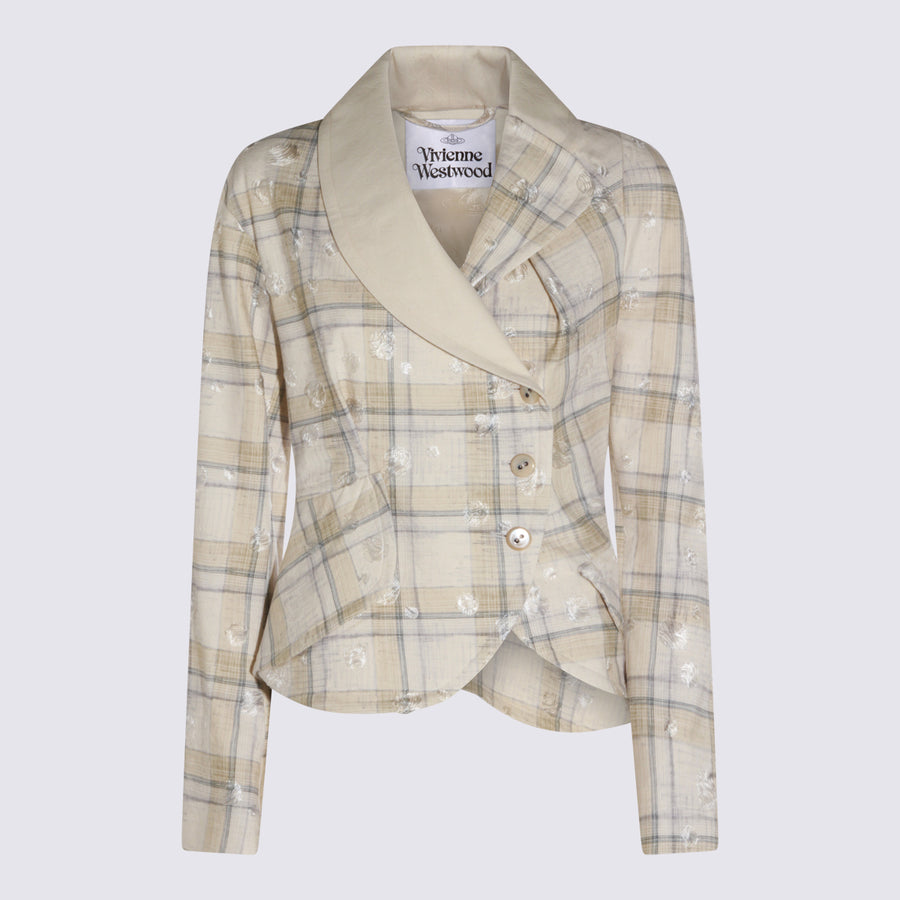Vivienne Westwood 81% Cotton blazer in beige