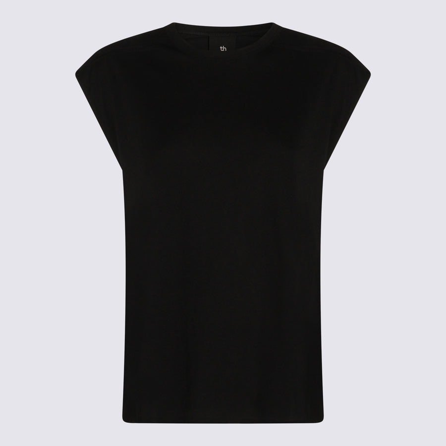 Thom Krom 50% cotton tank top in black