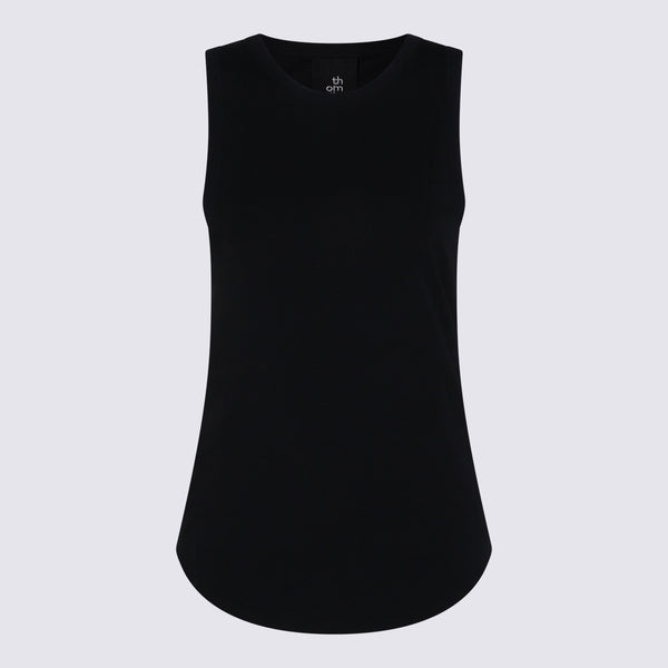 Thom Krom 88% Cotton tank top in black
