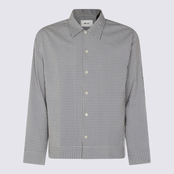 Nn.07 98% cotton shirt in gray