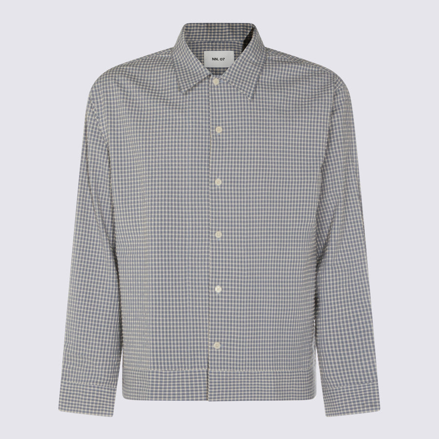 Nn.07 98% cotton shirt in gray