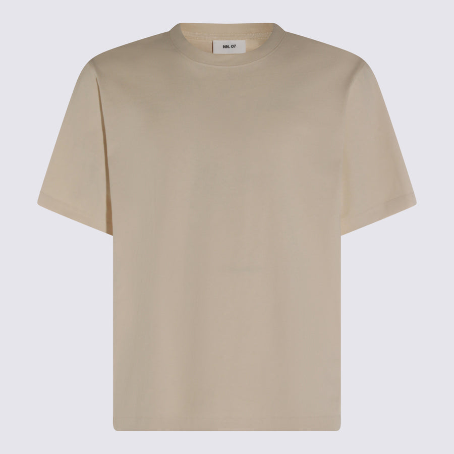 Nn.07 100% Cotton t-shirt in ivory