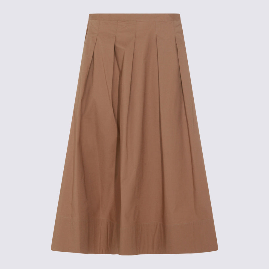 Nine In The Morning 95% cotton skirt in beige