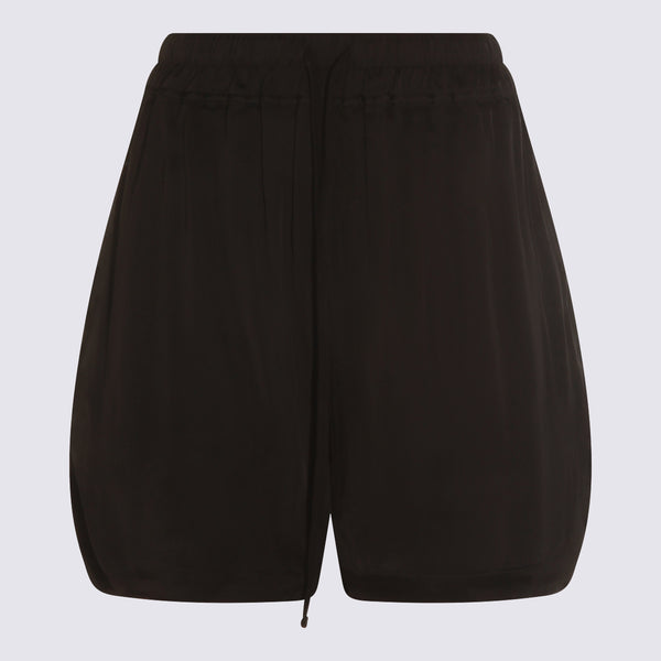 Thom Krom 100% Viscose shorts in black