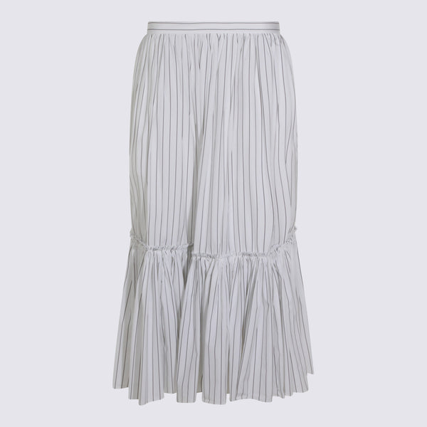 Jil Sander 100% Cotton skirt in gray
