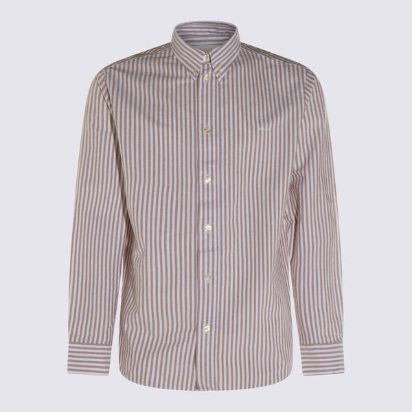Nn.07 100% Cotton shirt in brown