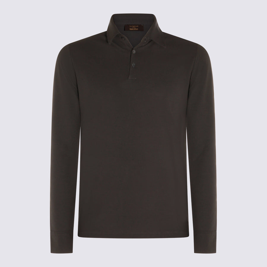 Zanone 100% Cotton polo in gray