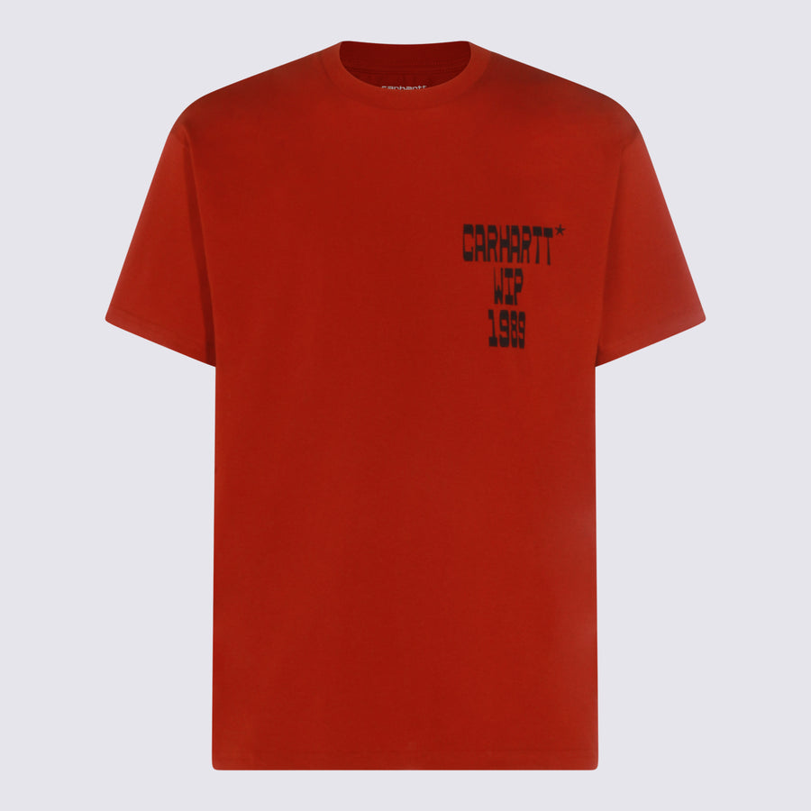 Carhartt Wip 100% Cotton t-shirt in red