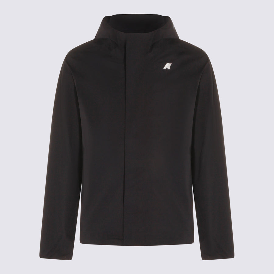 K-Way 76% nylon jacket in black