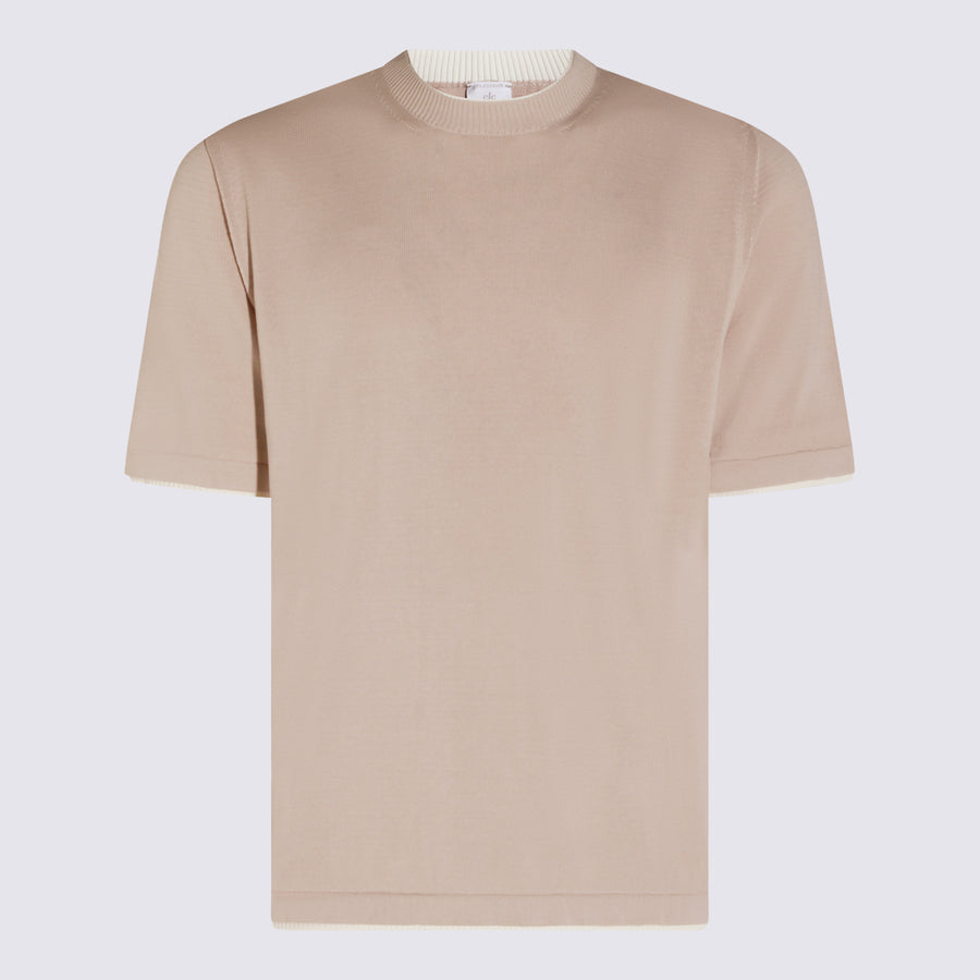 Eleventy 100% Cotton t-shirt in beige