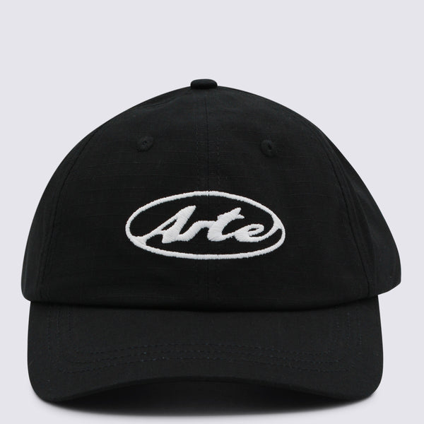 Arte Antwerp SS26214AC 100% Cotton baseball cap in black