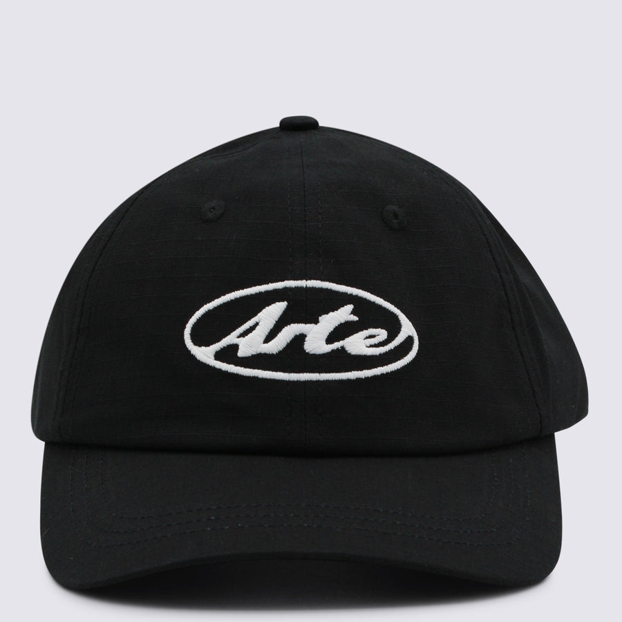 Arte Antwerp SS26214AC 100% Cotton baseball cap in black
