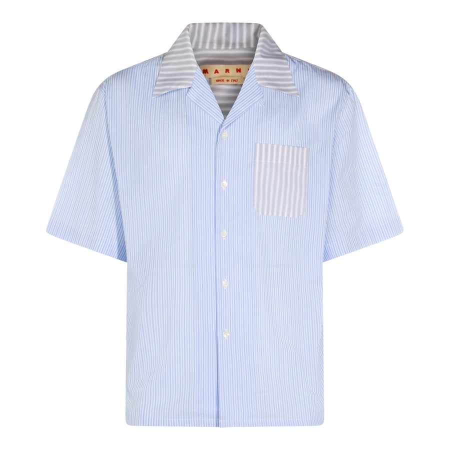 Marni 100% cotton shirt in blue