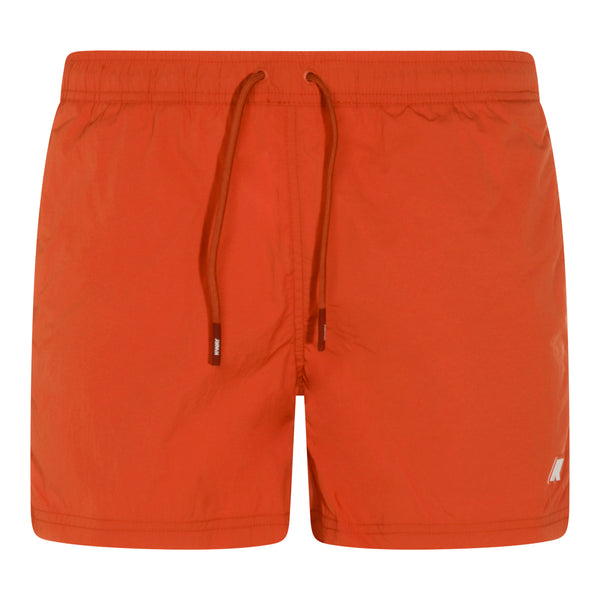 K-Way 100% Polyester swim shorts in orange