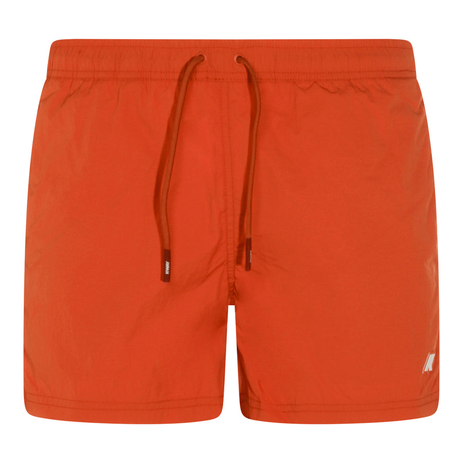 K-Way 100% Polyester swim shorts in orange