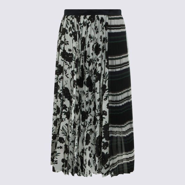 Sacai 100% Polyester skirt in white