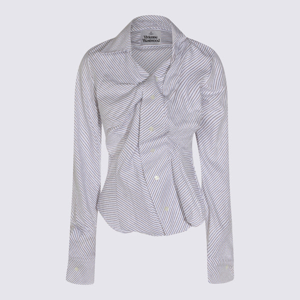 Vivienne Westwood 87% Cotton shirt in blue