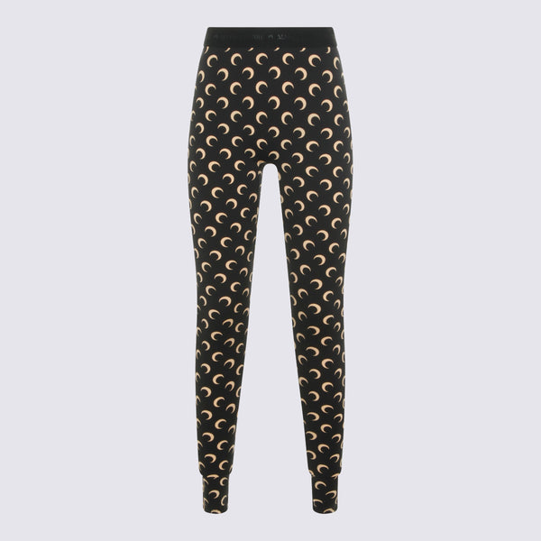 Marine Serre 88% PA trousers in black