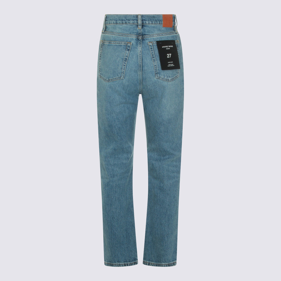 Anine Bing 100% Cotton jeans in blue