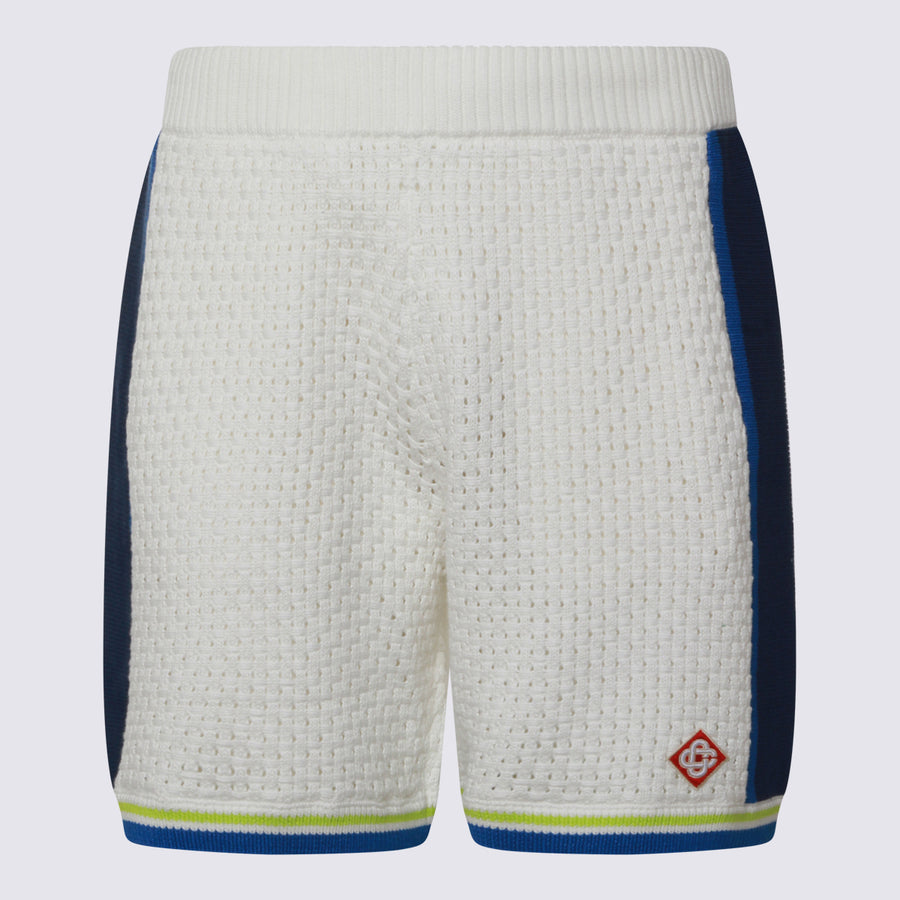 Casablanca 52% cotton shorts in white