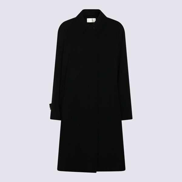 The Row 100% Wool coat in navy