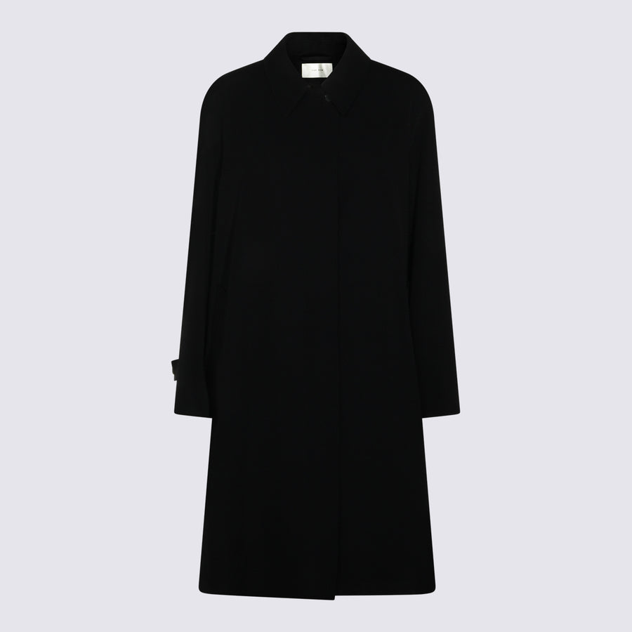 The Row 100% Wool coat in navy