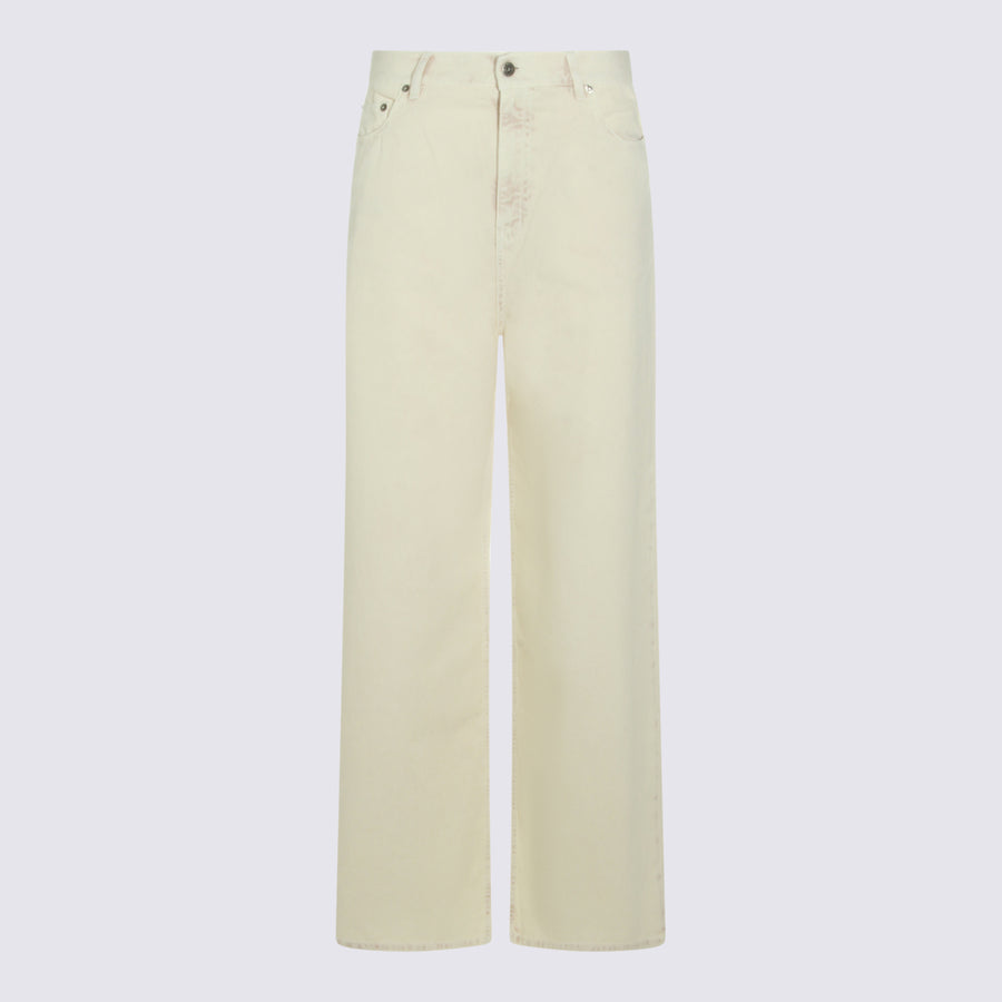 Golden Goose 100% Cotton jeans in yellow