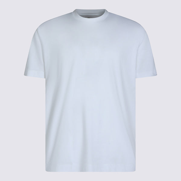 Mazzarelli 89% Cotton t-shirt in white