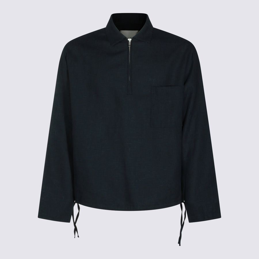 Arte Antwerp 100% Cotton shirt in navy