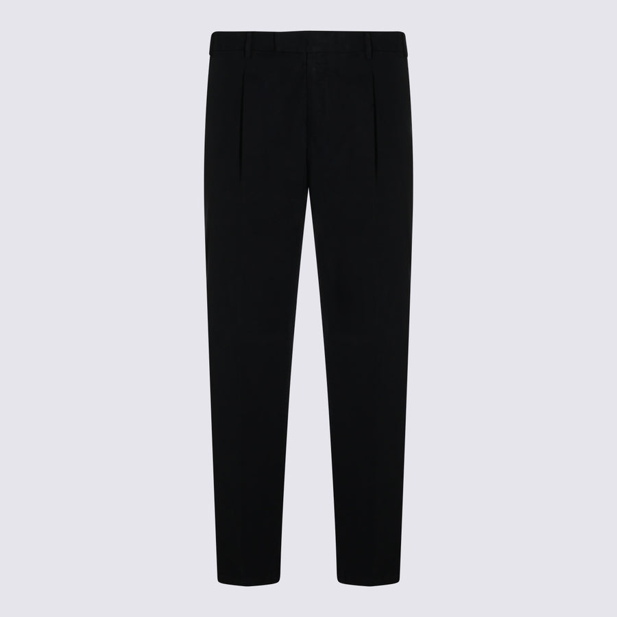 Pt Torino 62% Cellulose trousers in navy