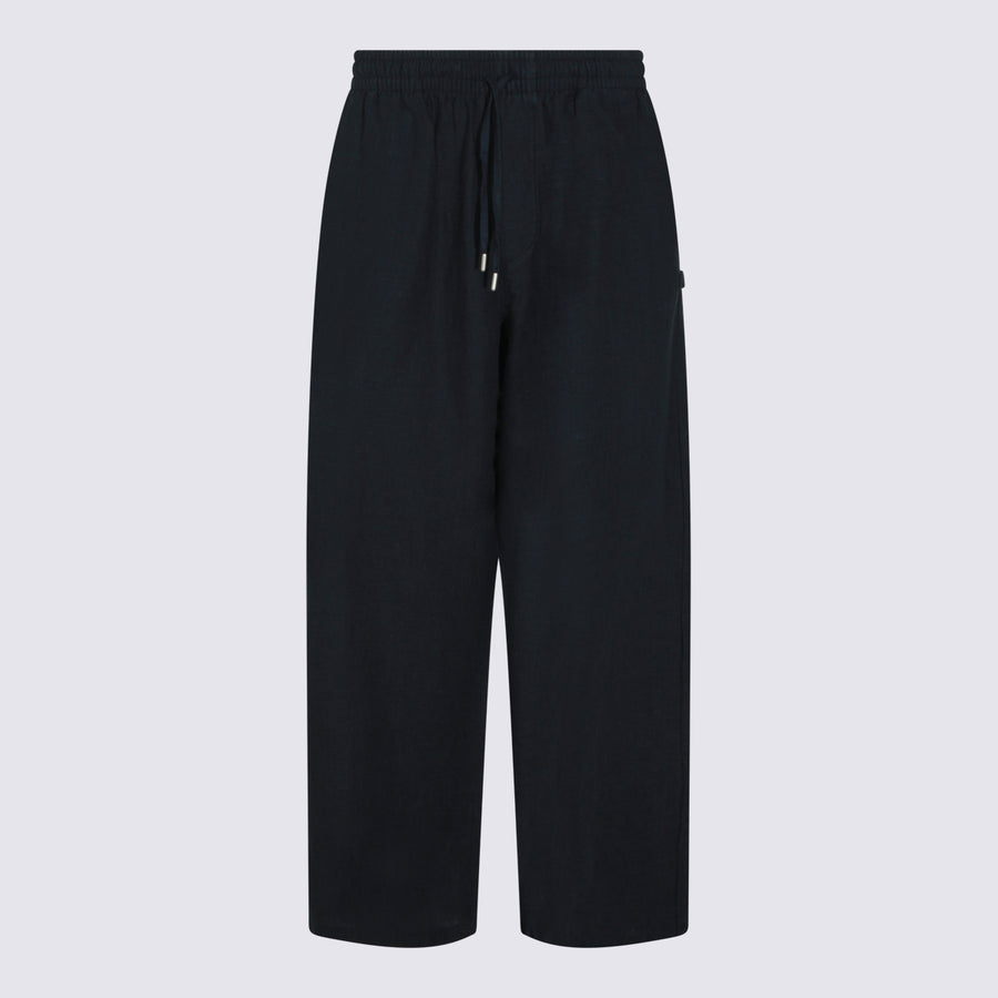 Arte Antwerp 100% Linen joggers in navy