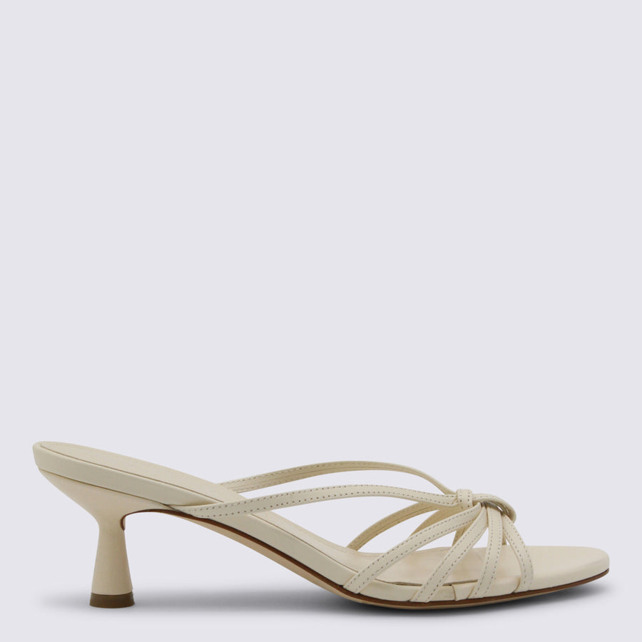 Aeyde 100% Leather sandals in beige