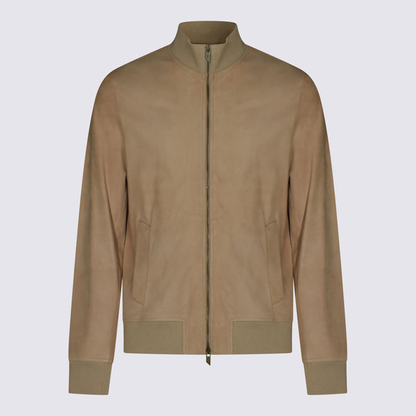 Salvatore Santoro 100% Leather jacket in beige