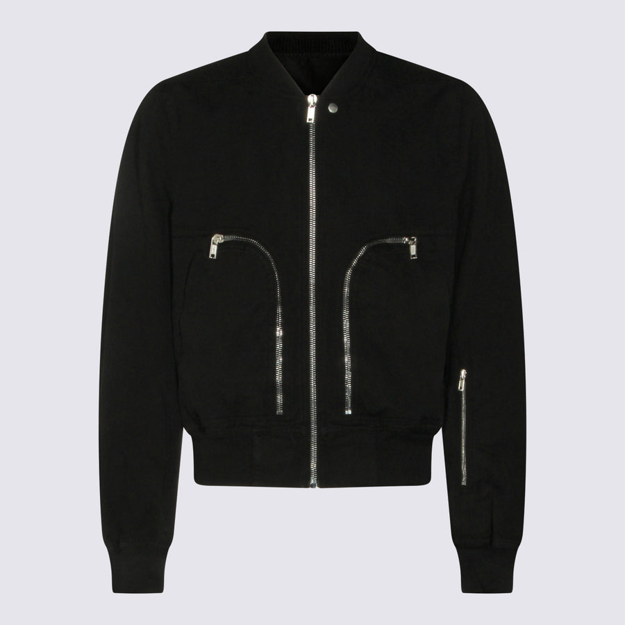 Rick Owens Drkshdw 100% Nylon jacket in black