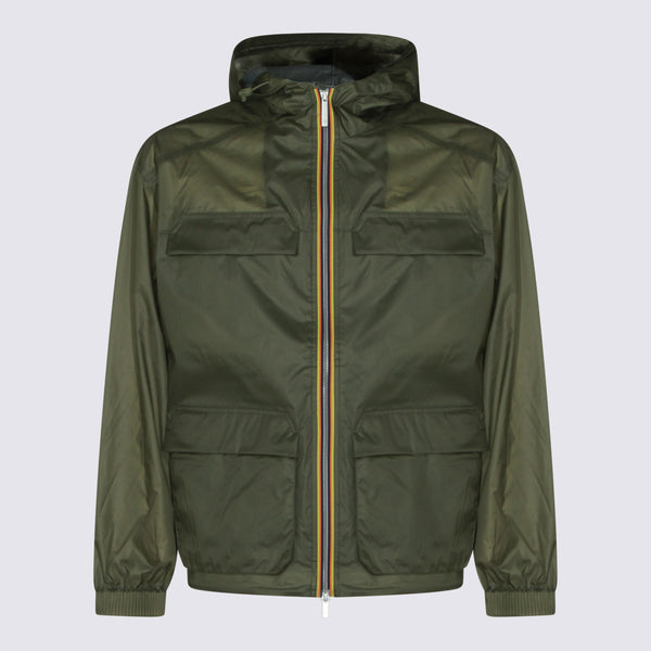 K-Way 100% Nylon jacket in green