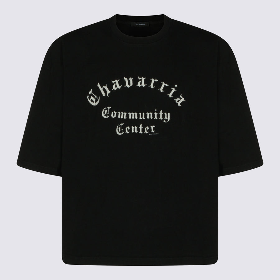 Willy Chavarria 100% Cotton t-shirt in black