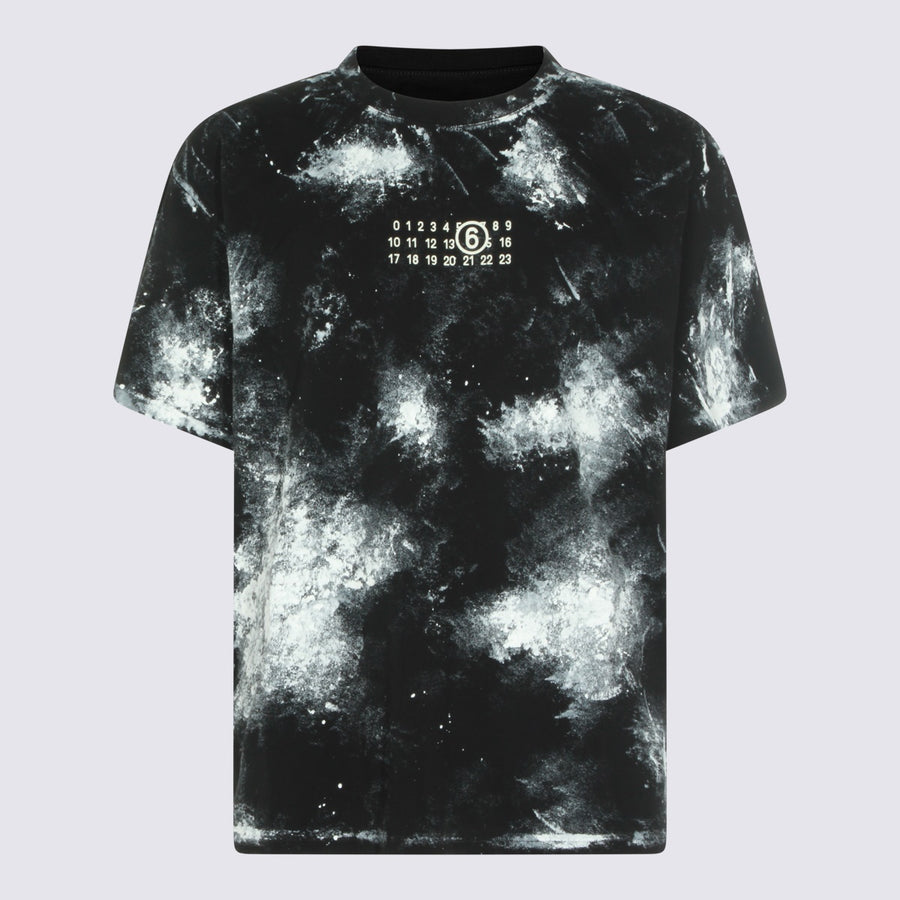 MM6 Maison Margiela 100% Cotton t-shirt in black