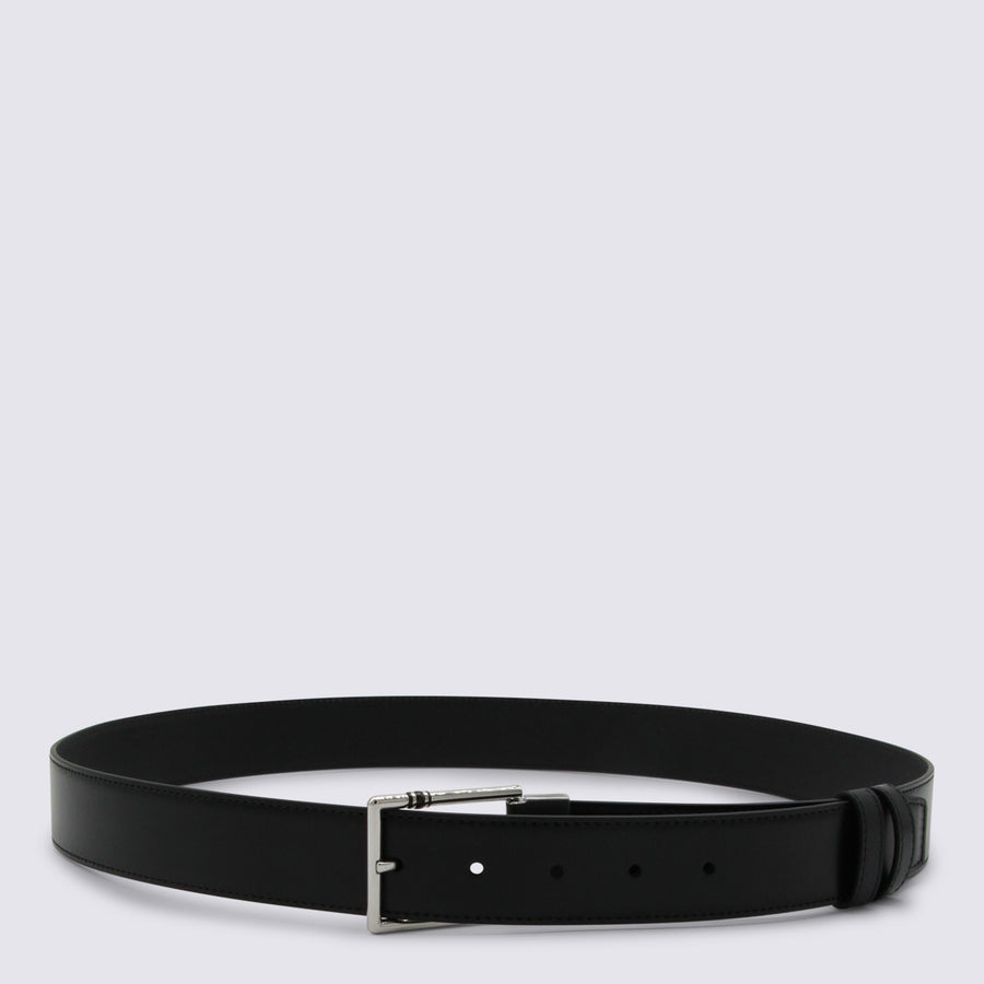 Montblanc 100% Leather belt in black