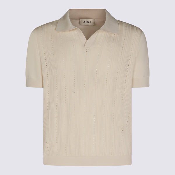 Altea 100% Cotton polo in beige
