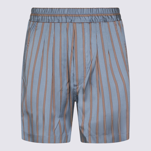 Tom Ford 100% Silk bermuda shorts in blue