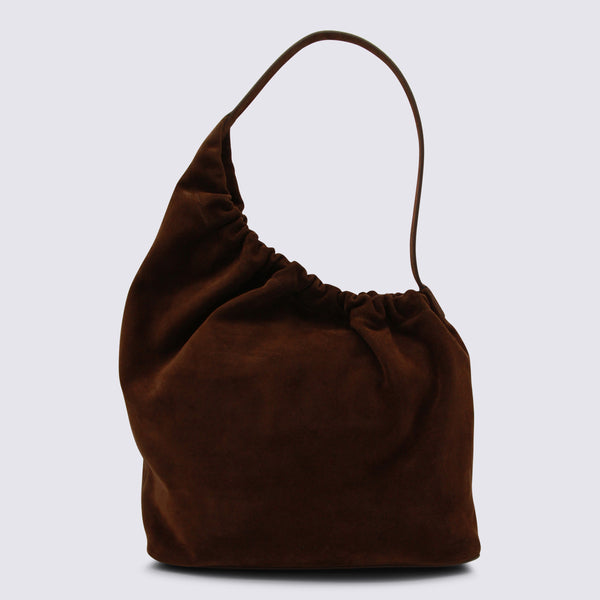 Aesther Ekme 100% Suede hobo bag in brown