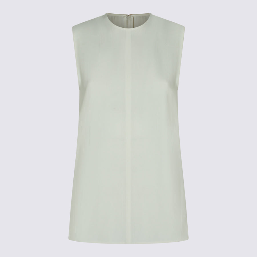 Toteme 96% Viscose tank top in beige