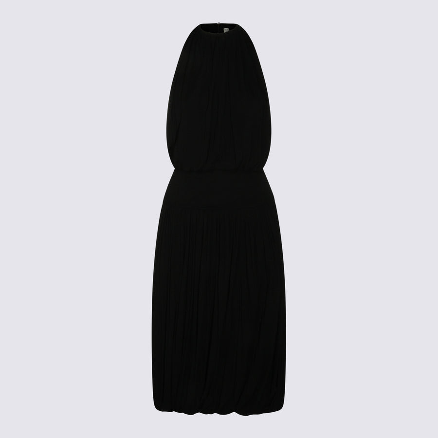 Toteme 100% Cotton dress in black