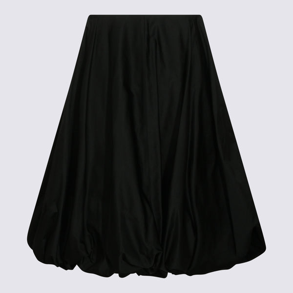 Balenciaga 60% Polyester skirt in black